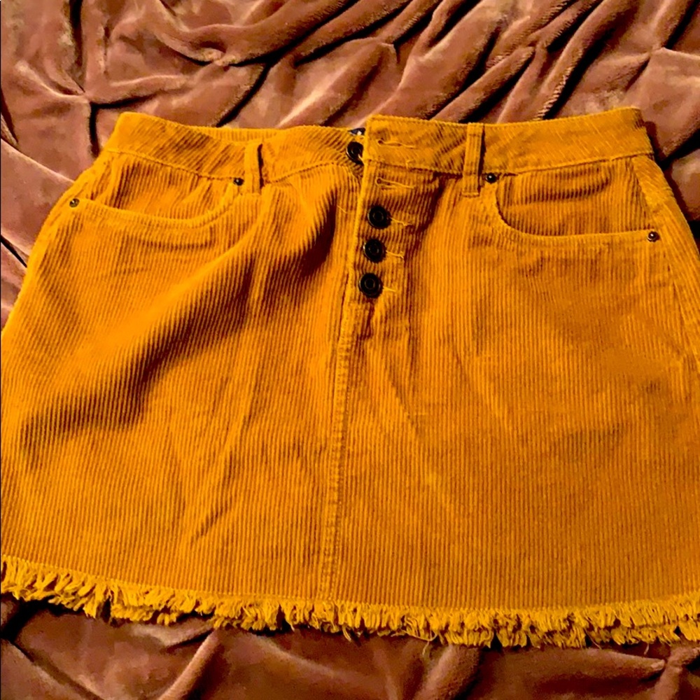 Corduroy skirt